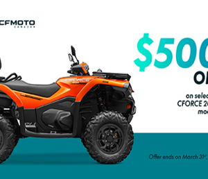 2026 CFMOTO ATV PROMOTIONS